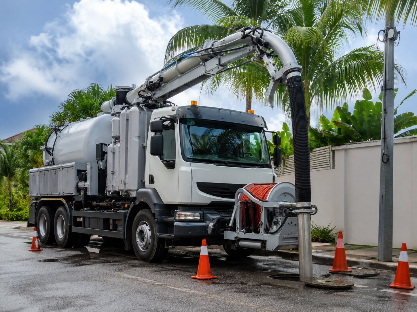 Camion hydrocureur 3m³